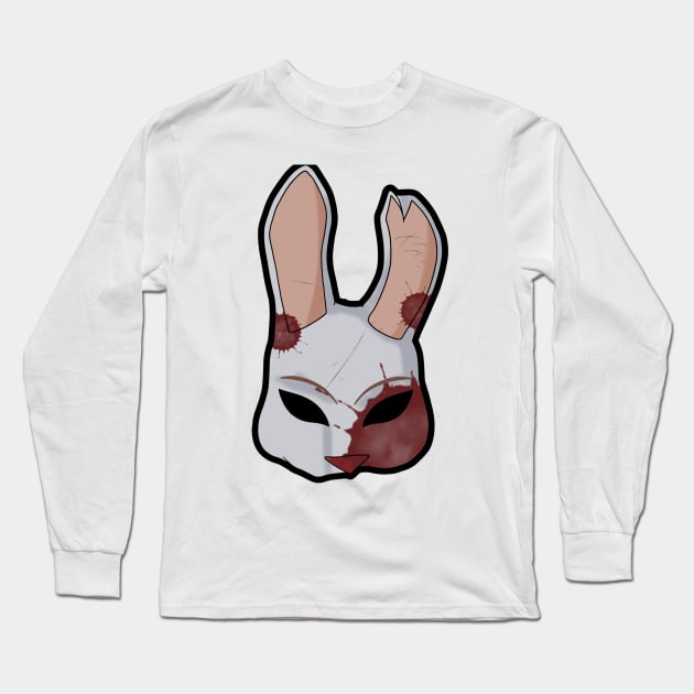 Huntress Mask - Rabbit Long Sleeve T-Shirt by RickSoleni